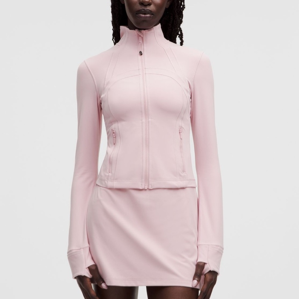 Lululemon Define Cropped Jacket Nulu Pink Haze Size 14 Sz 14 - Picture 1 of 6